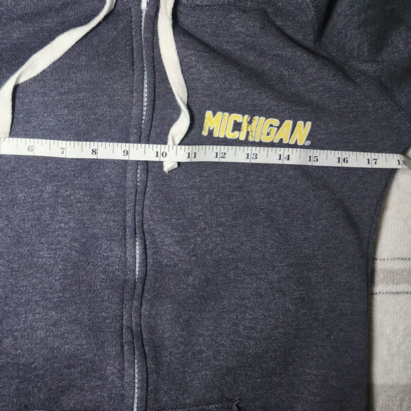 Michigan Wolverines‎ Hoodie Full Zip Go Blue College NCAA Women's Small - Picture 9 of 11